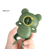 Frog-shaped bath toy, non-toxic plastic water toy