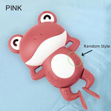 Frog-shaped bath toy, non-toxic plastic water toy