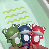 Frog-shaped bath toy, non-toxic plastic water toy