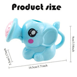 Bath toy with spraying elephant, toy with ABS water sprayer