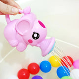 Bath toy with spraying elephant, toy with ABS water sprayer