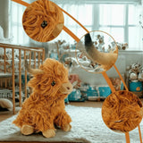 Highland Cow Toy, Soft Plush to Cuddle