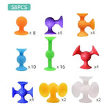 Suction Cup Toy for Kids – Colorful Elements to Stick