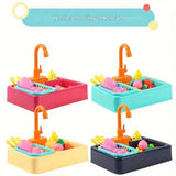 Children's Sink Toy, Educational Toy with Running Water