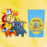 Felt Animal Sewing Kit, DIY Kit for Beginners