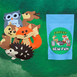 Felt Animal Sewing Kit, DIY Kit for Beginners