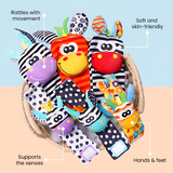 Baby Rattle Set – Soft for Hands and Feet