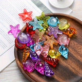 Marine Animals Themed Jewelry Set, 40 Pieces of Acrylic Jewelry for Treasure Hunt Game
