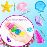 Marine Animals Themed Jewelry Set, 40 Pieces of Acrylic Jewelry for Treasure Hunt Game