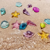 Marine Animal Themed Jewelry Set, 40 Piece Acrylic Jewelry for Treasure Hunt Game