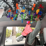 Building Block Set with Suction Cups, Colorful Sensory Construction Toy