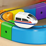 Train Set, 3D Track with Battery-Powered Locomotive