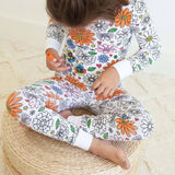 Coloring Pajama Set, Washable Pajama for Drawing and Coloring