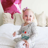 Coloring Pajama Set, Washable Pajama for Drawing and Coloring