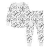 Coloring Pajama Set, Washable Pajama for Drawing and Coloring