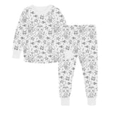 Coloring Pajama Set, Washable Pajama for Drawing and Coloring