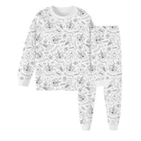 Coloring Pajama Set, Washable Pajama for Drawing and Coloring