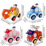 Rescue Vehicle Set, 4-Piece Action Figures