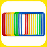 Jumping Sensory Play Set, 10 Colorful Skill Games for Outdoor Training