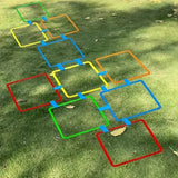 Jumping Sensory Play Set, 10 Colorful Skill Games for Outdoor Training