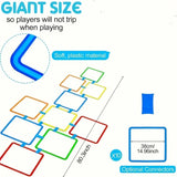 Jumping Sensory Play Set, 10 Colorful Skill Games for Outdoor Training