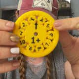 Set of Math Spinners, Educational Toy for Counting