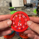 Set of Math Spinners, Educational Toy for Counting