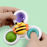 Set of Spinners, Rotating Toys with Suction Cup – Pack of 3 Pieces