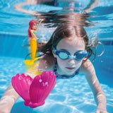 Pool Toy Set with Mermaid, Spinning Mermaid for Bath and Underwater Play