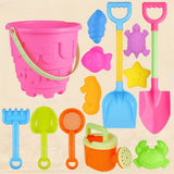 Beach Toy Set, Sand and Water Play Kit with Bucket, Shovel, and Accessories