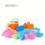 Beach Toy Set, Sand and Water Play Kit with Bucket, Shovel, and Accessories