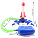 Rocket Toy Set, Outdoor Game at Foot