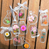 Pressed Flower Bookmark Kit, DIY Kit of 30 Pieces