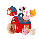 Farm Animal Set, Plush Figurines