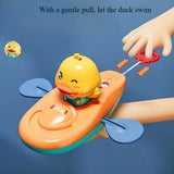Yellow bath duck, floating ABS toy for pool and bathtub